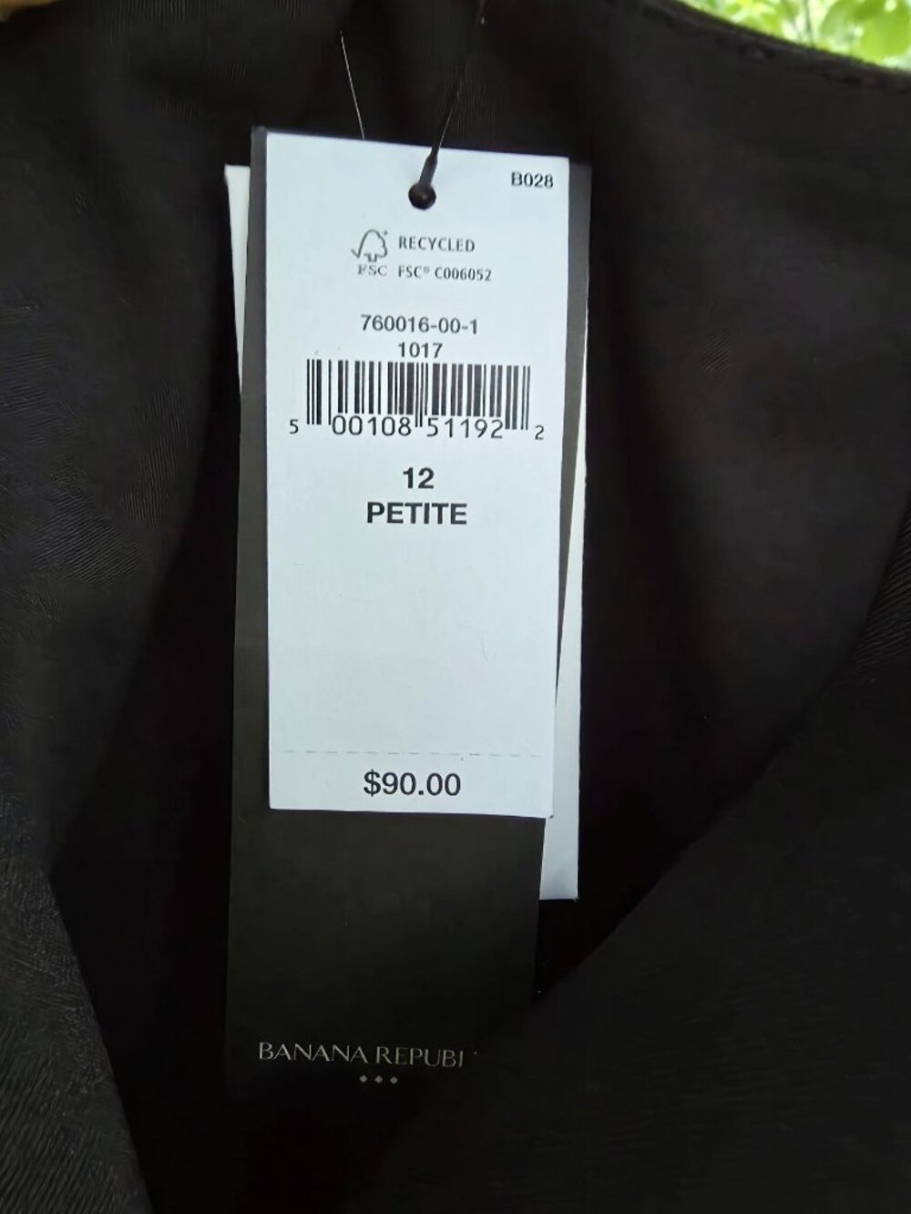 🖤 Banana Republic Petite Black Dress (Size 12P)